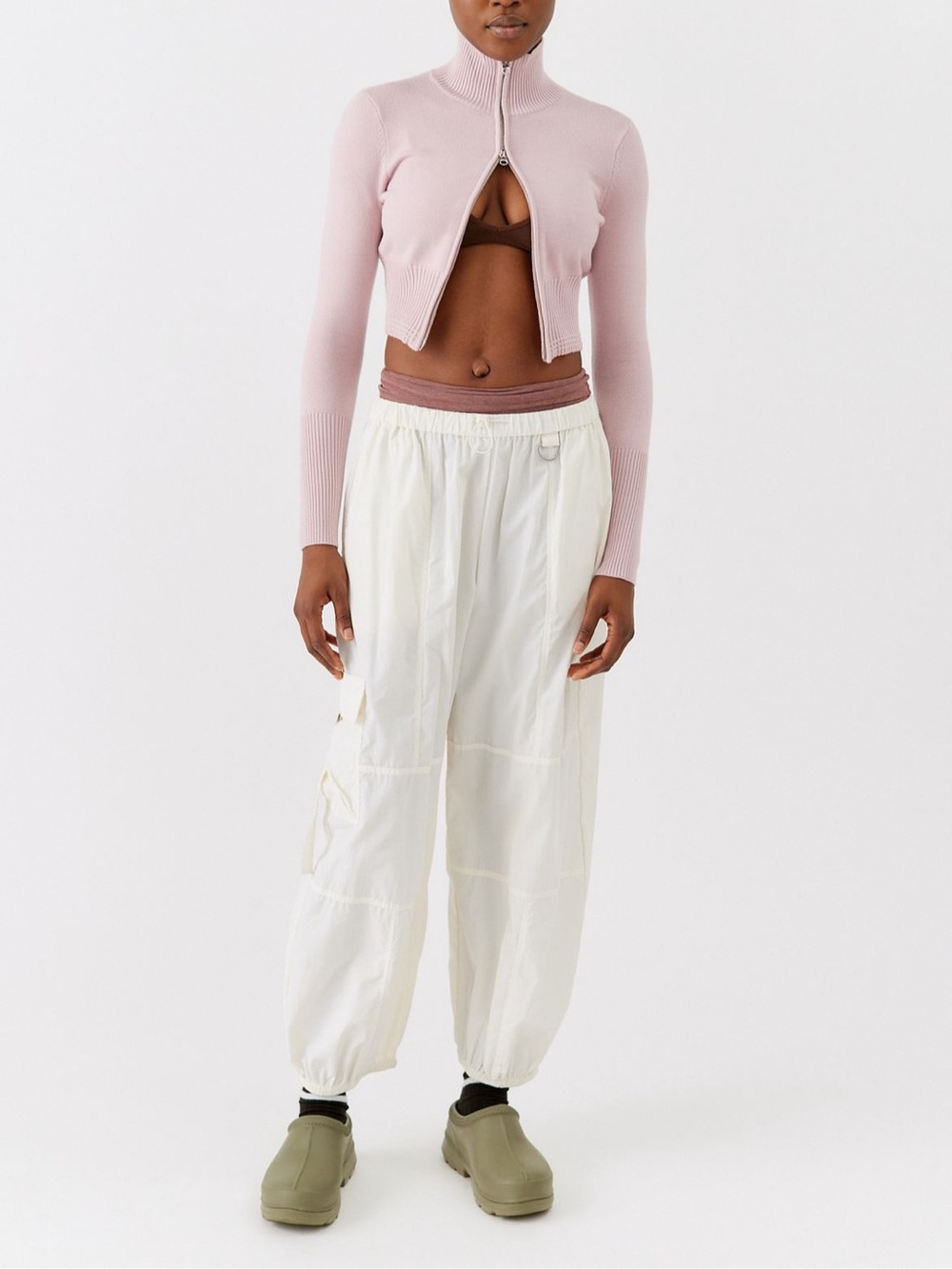 UO Everleigh Two-Way Zip-Up Cartigan - Picture 4 of 7